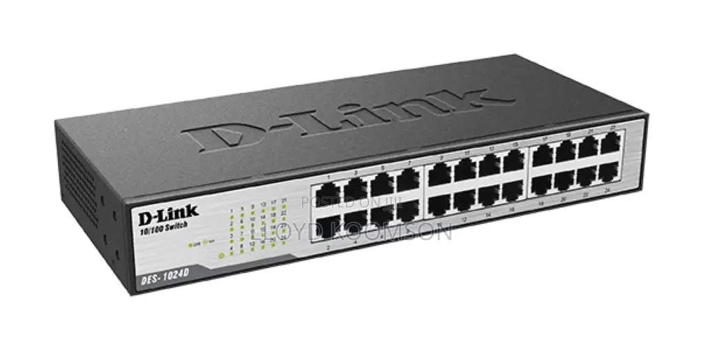 D-Link .Des-1024d. 24-Port Fast Ethernet Unmanaged Desktop Switch