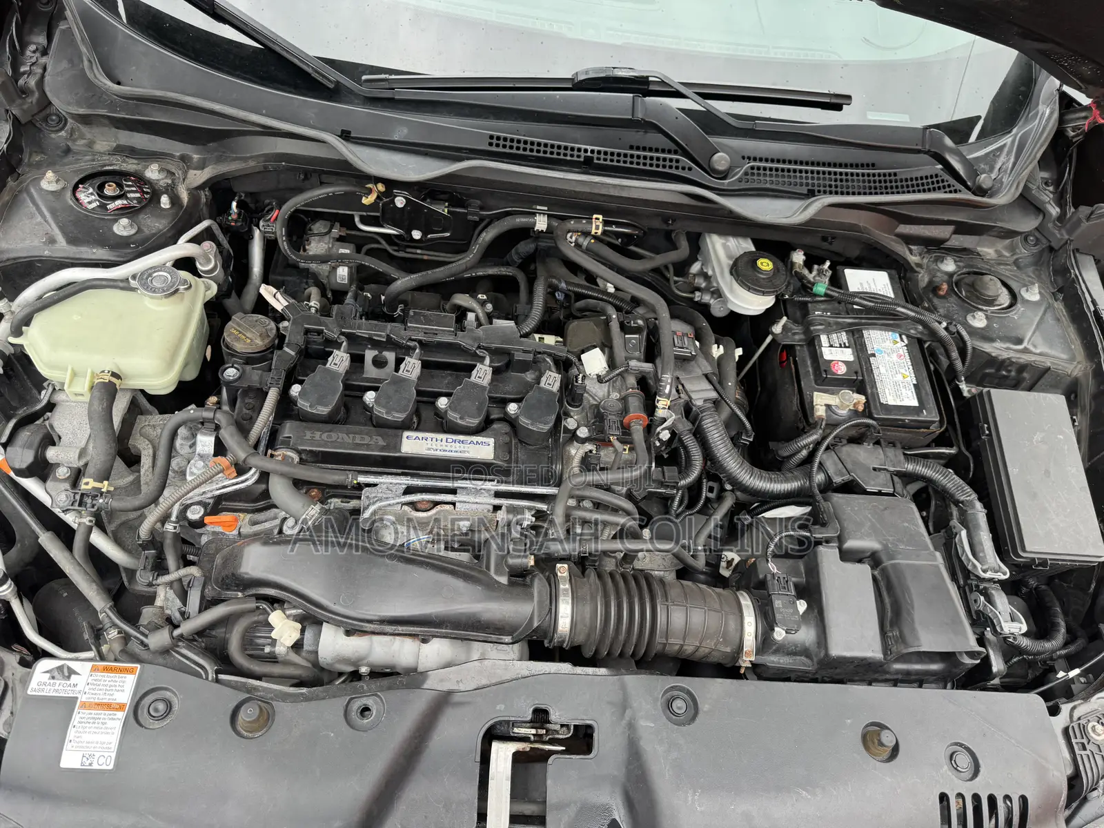 Honda Civic Touring 4dr Sedan (1.5L 4cyl) 2017 Black