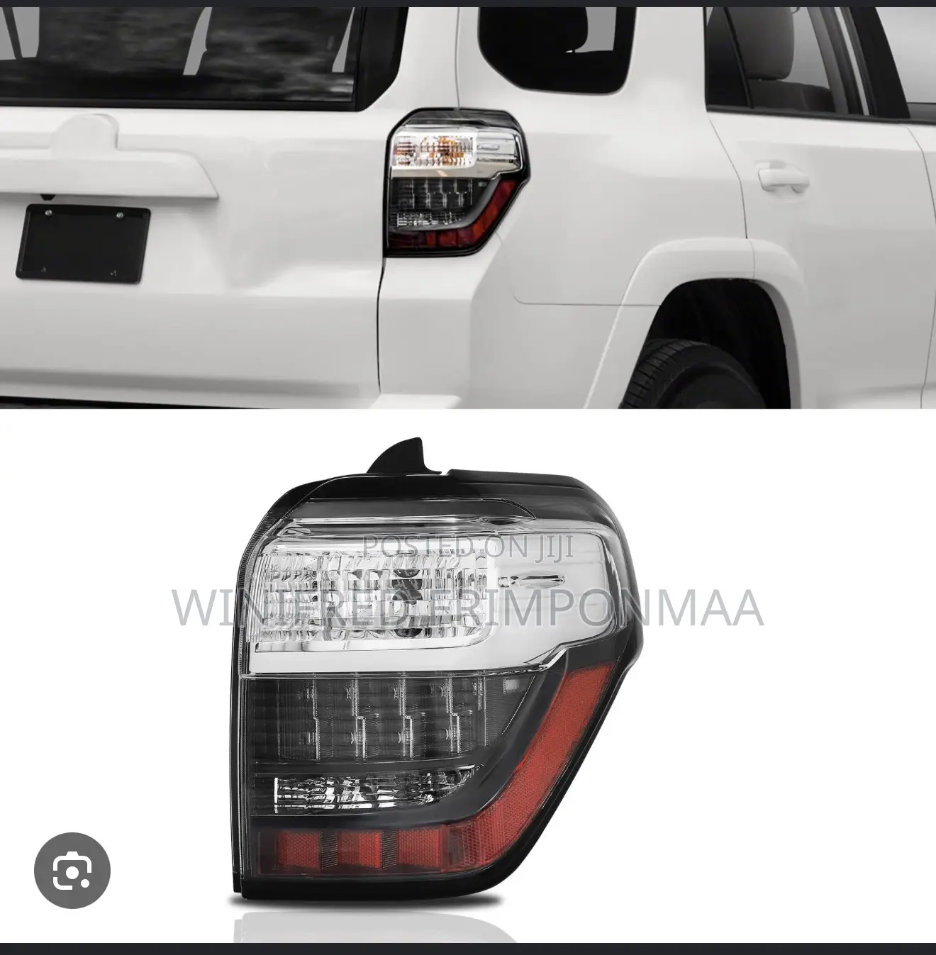 Toyota 4runnner,2016,2017,2018,2019,2020 Tail Light