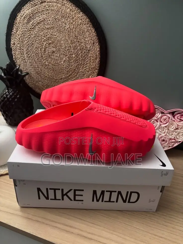 Nike Mind 001 Mule Slide – Premium Comfort Clogs | Red Only