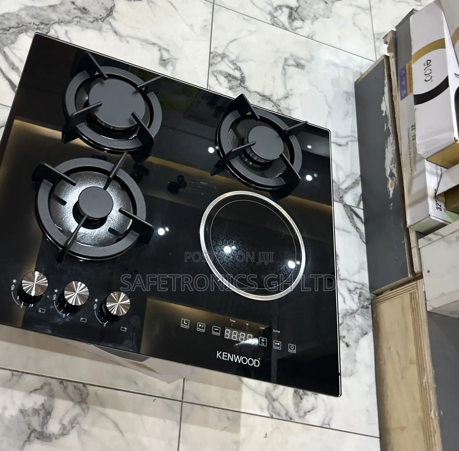 Brand New Kenwood 60cm Built-in 3 Gas + 1 Electric Burner Hob