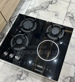 Exclusive Black Kenwood 60cm Built-in 3 Gas + 1 Electric Burner Hob