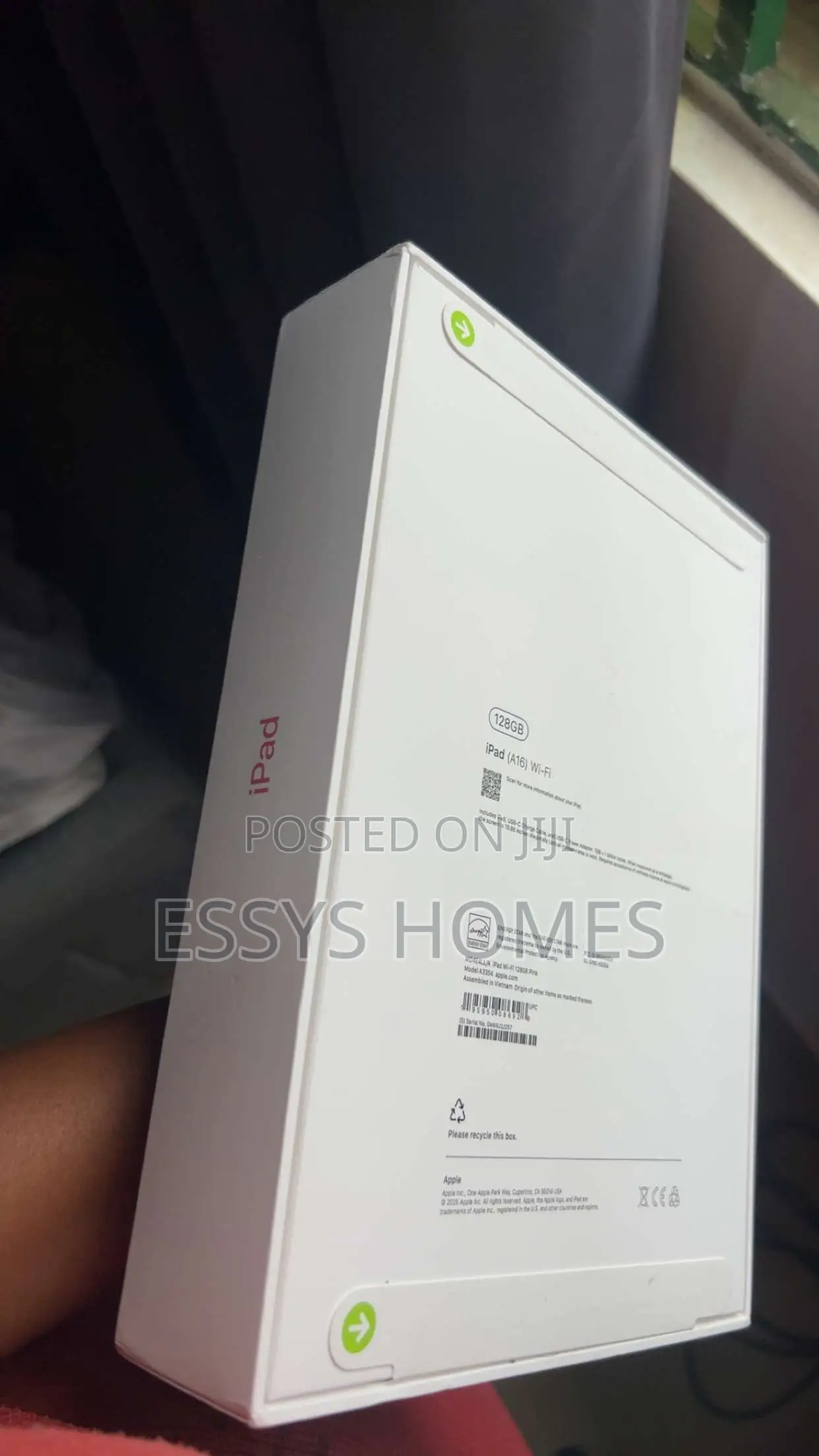 New Apple iPad (2025) 128 GB Pink