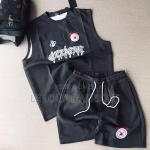 Quality Men Sleeveless Top and Down