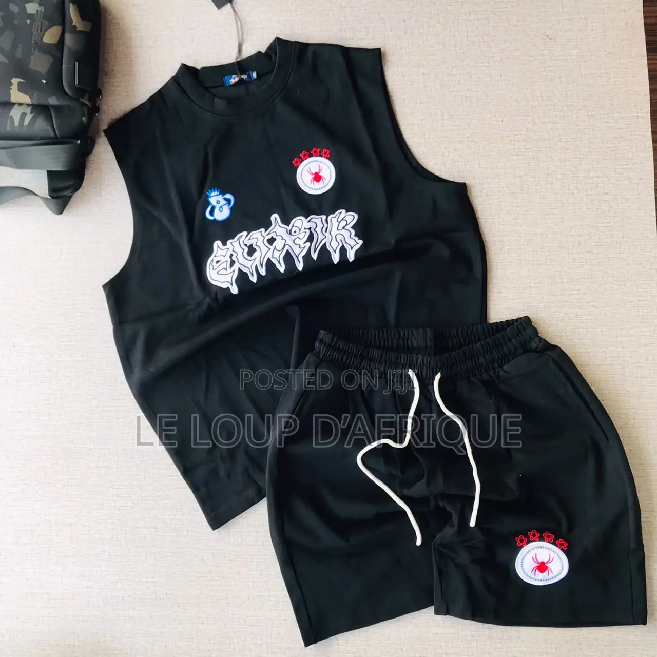 Quality Men Sleeveless Top and Down
