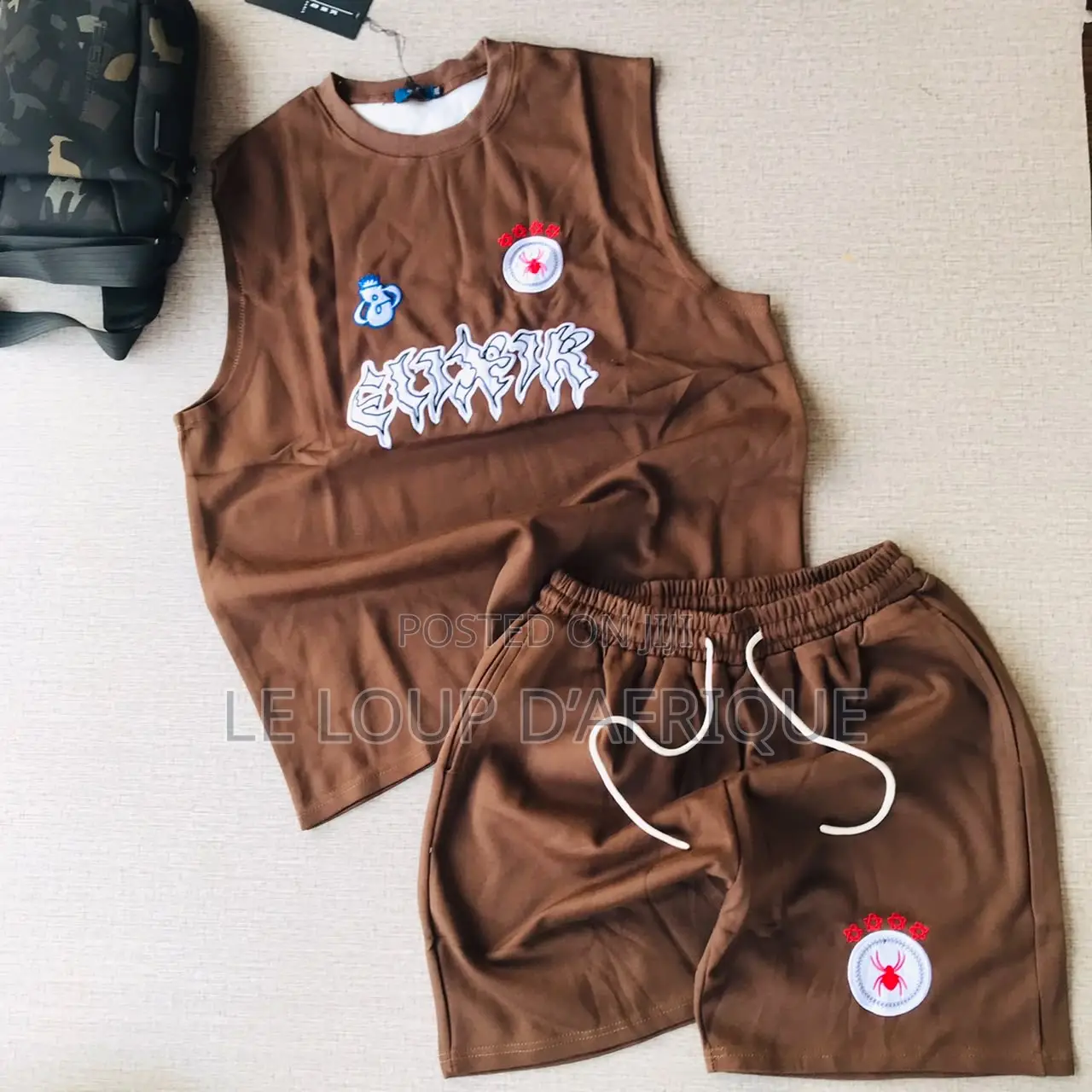 Quality Men Sleeveless Top and Down
