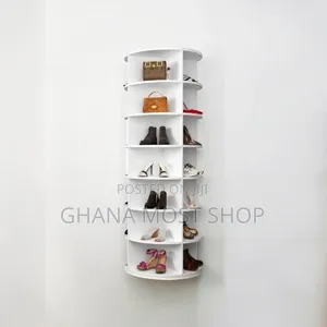 7 Tier Rotating Shoe Rack Tower