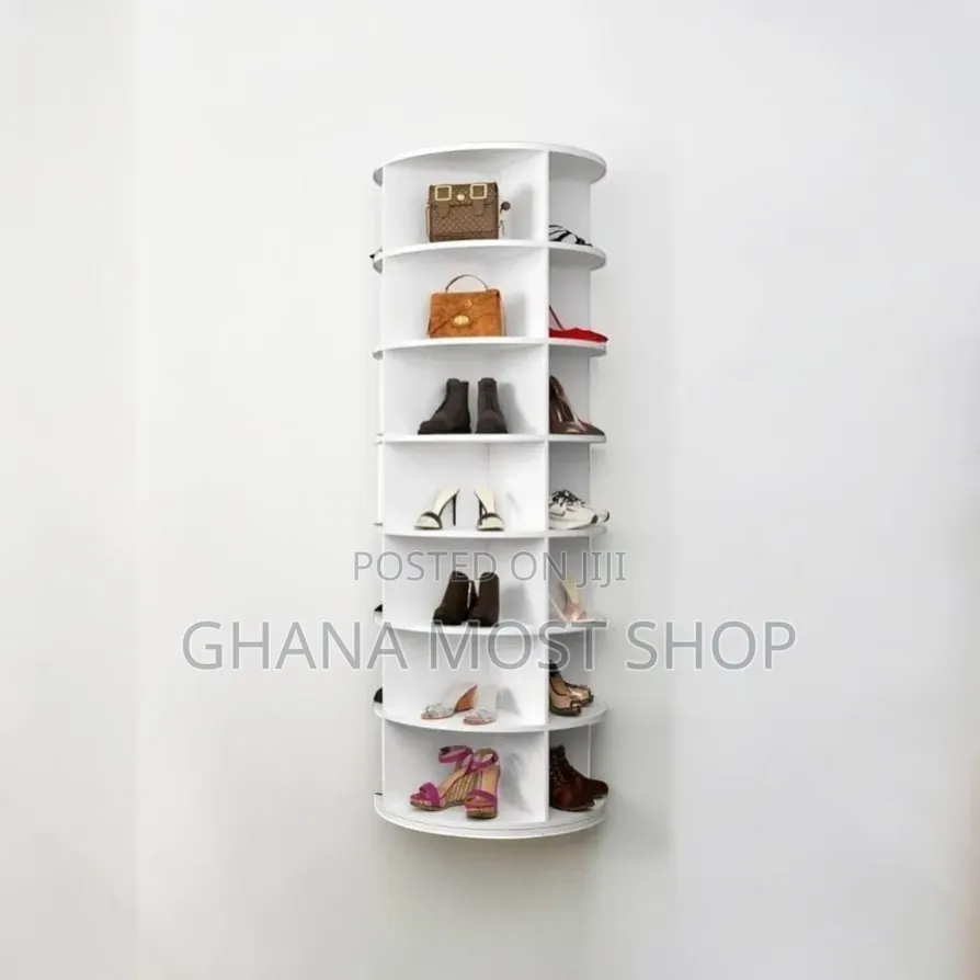 7 Tier Rotating Shoe Rack Tower