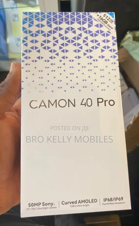 New Tecno Camon 40 Pro 5G 256 GB Blue