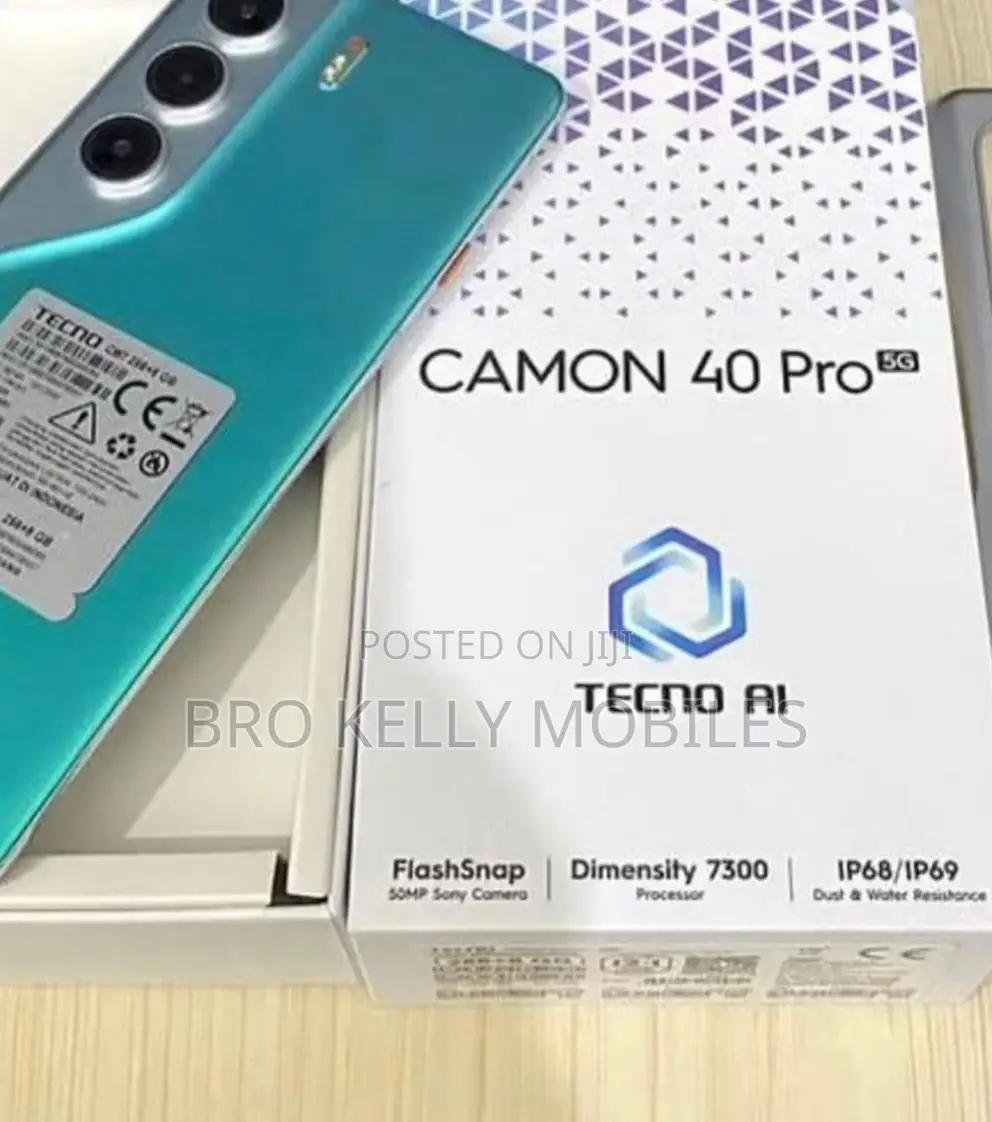 New Tecno Camon 40 Pro 5G 256 GB Blue