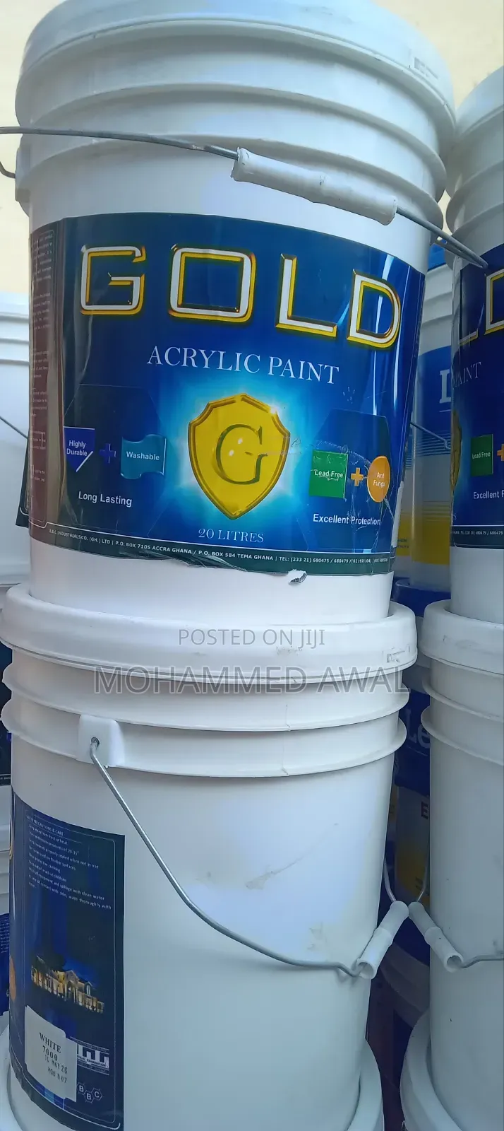 Gold Acarylic Pant