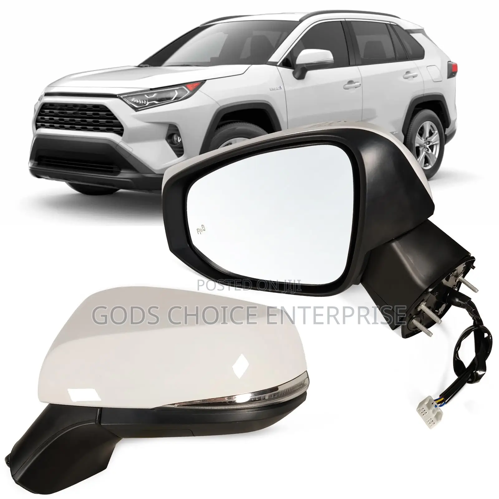 Side Mirror Rav4 2021-2024 With Sensor