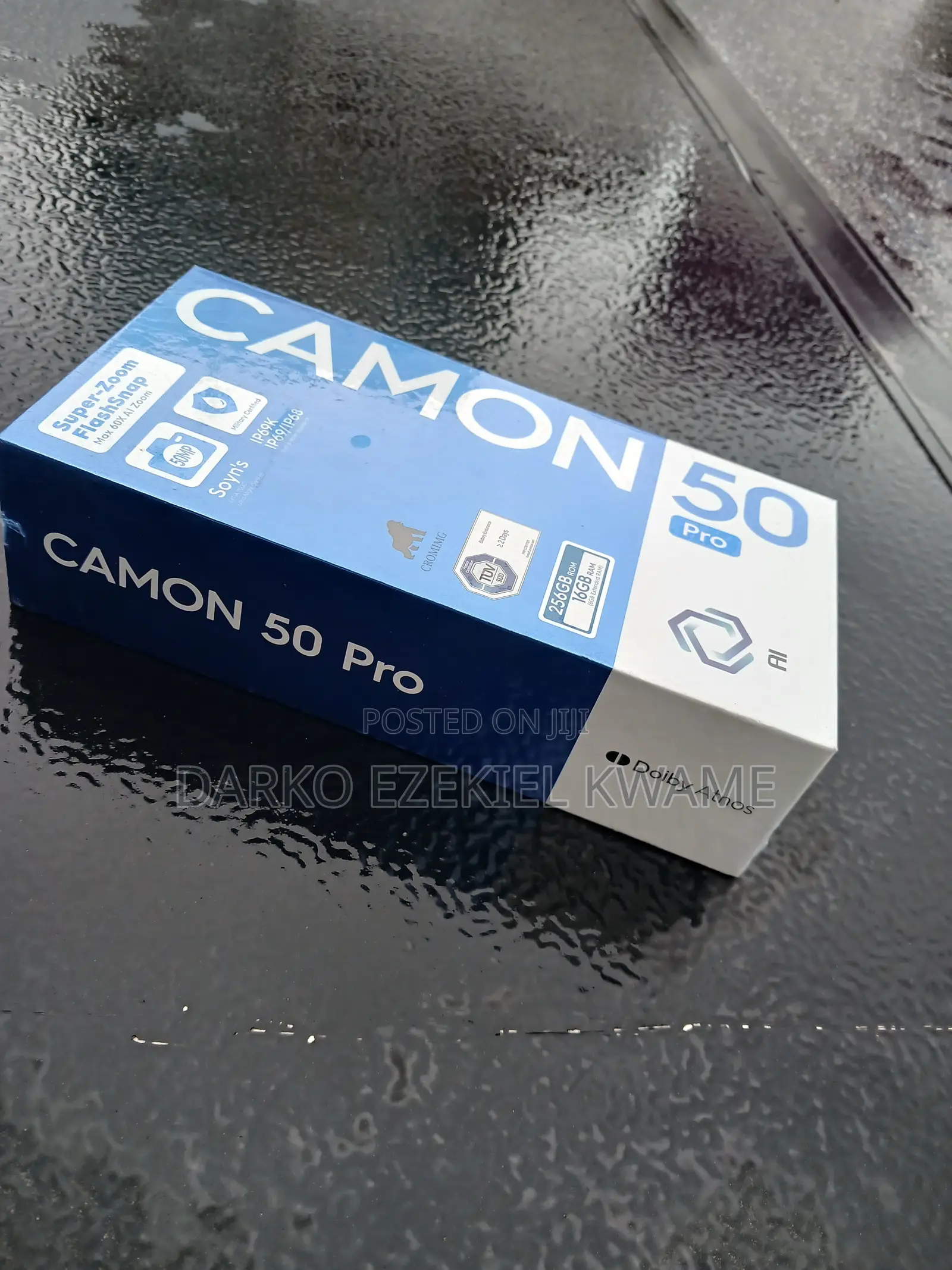 New Tecno Camon 50 Pro 256 GB Black
