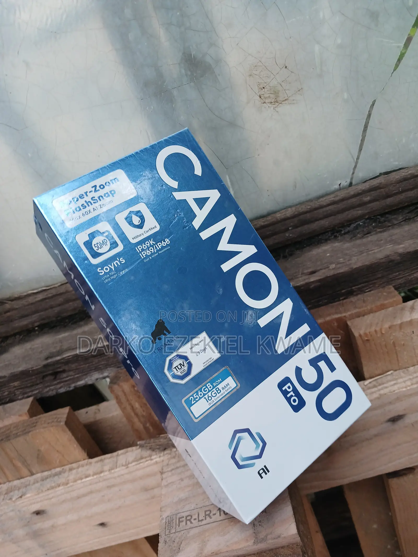 New Tecno Camon 50 Pro 256 GB Black