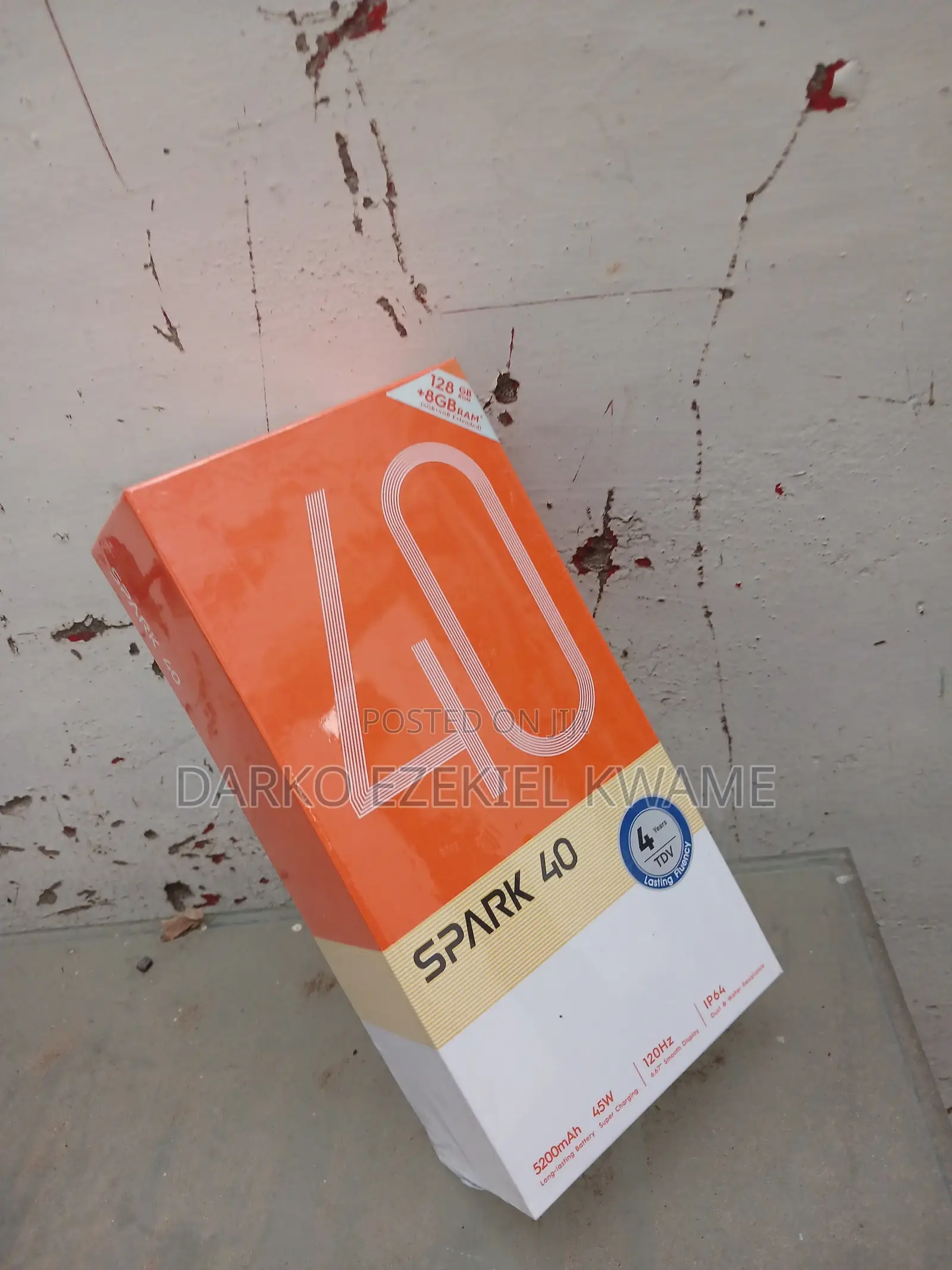 New Tecno Spark 40 256 GB Black