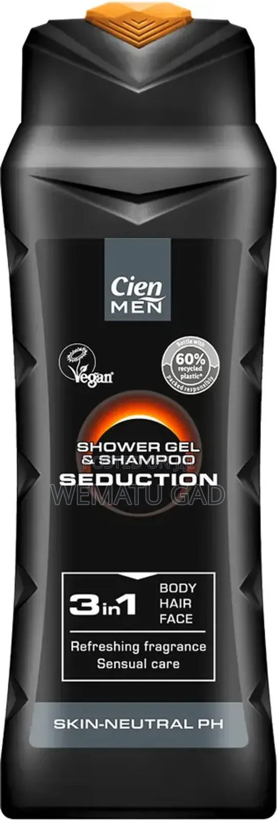 Cien Men Shower Gel and Shampoo (Seduction)