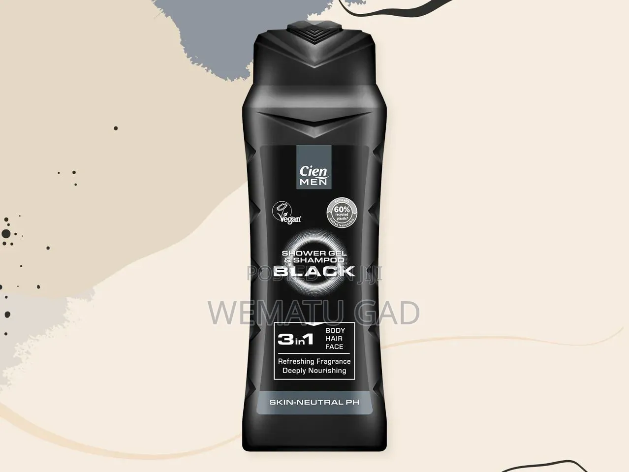 Cien Men Shower Gel and Shampoo (Seduction)