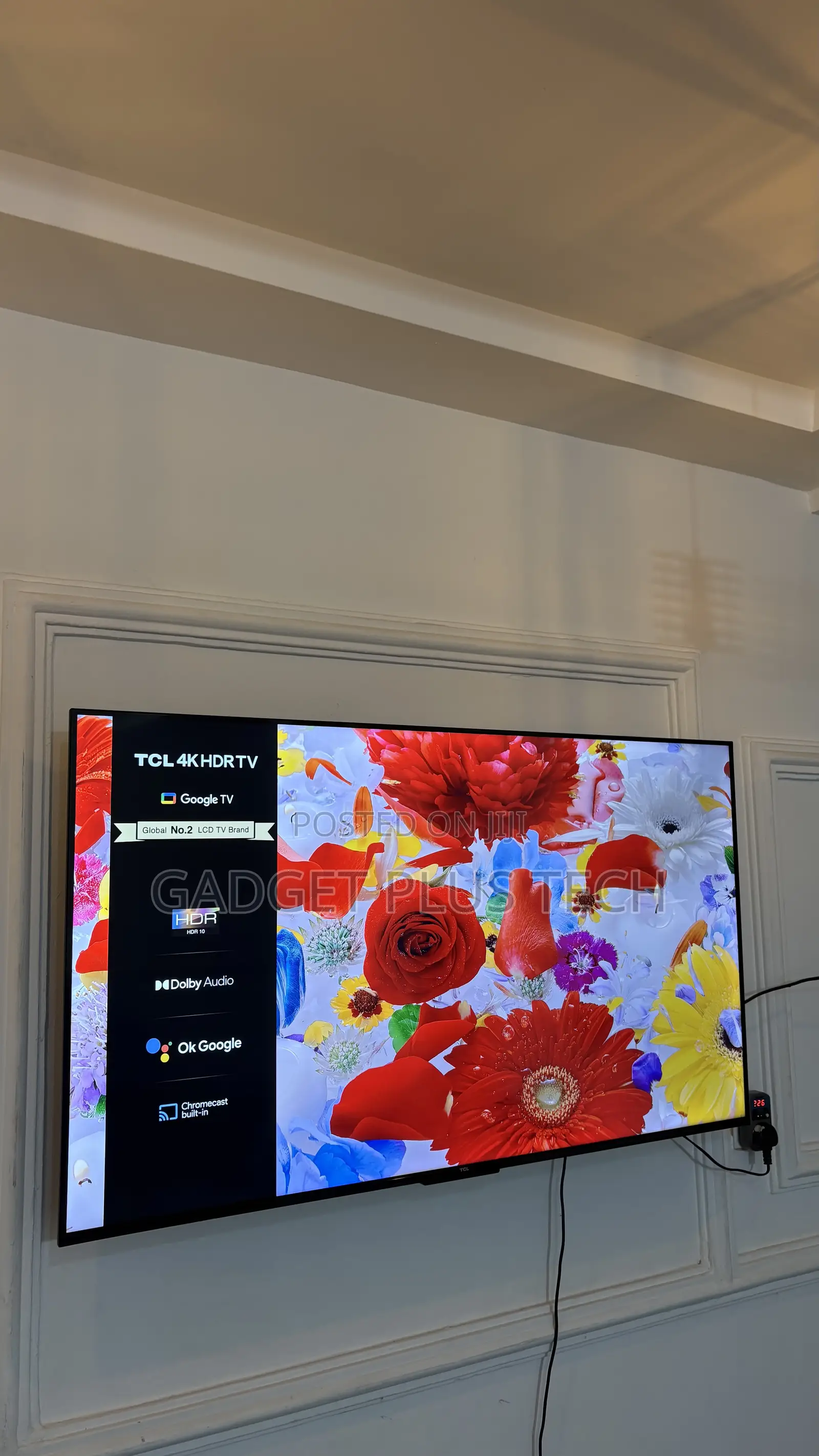 Home Used 2022/23 55” TCL Uhd Google Tv