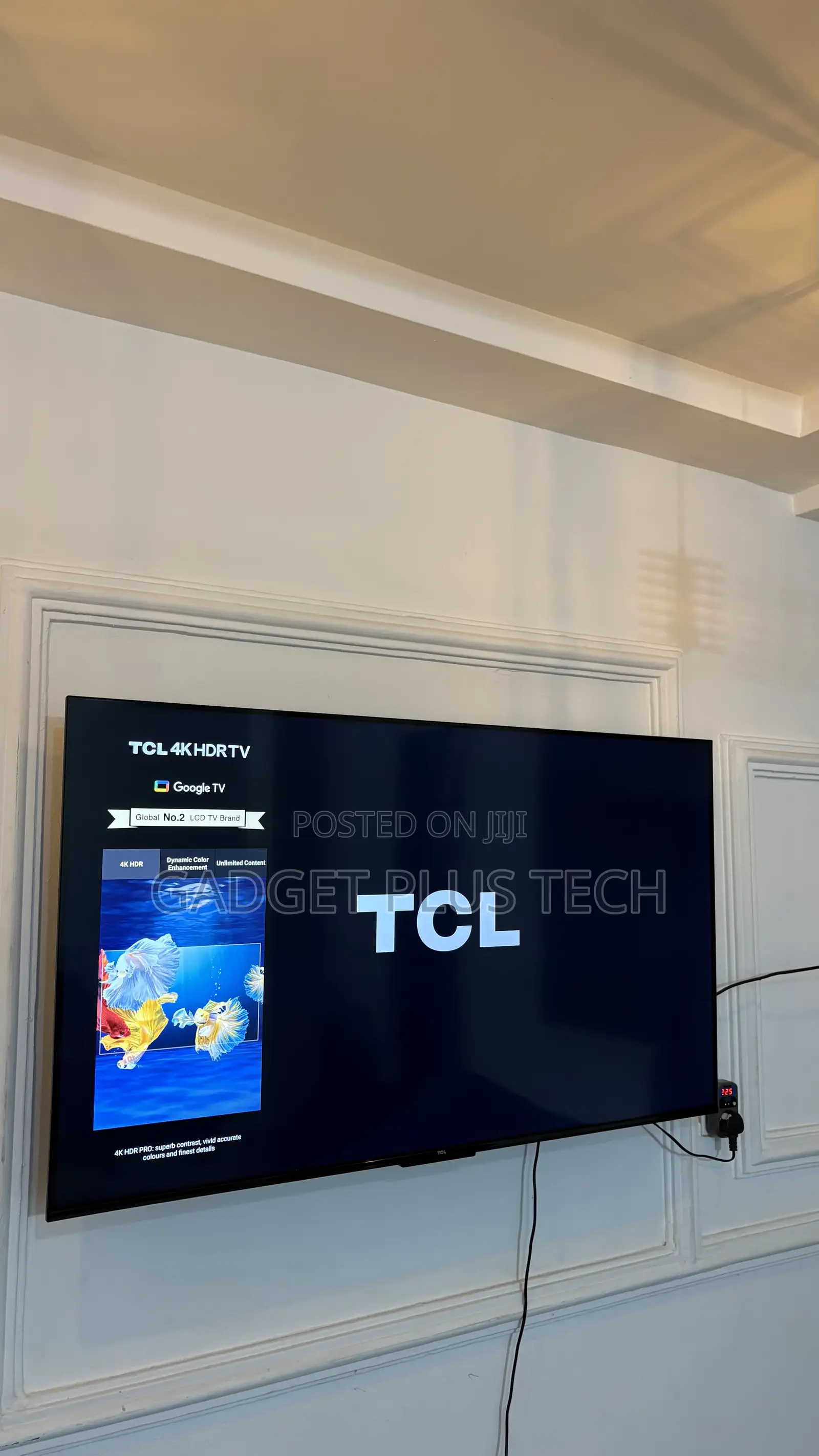 Home Used 2022/23 55” TCL Uhd Google Tv