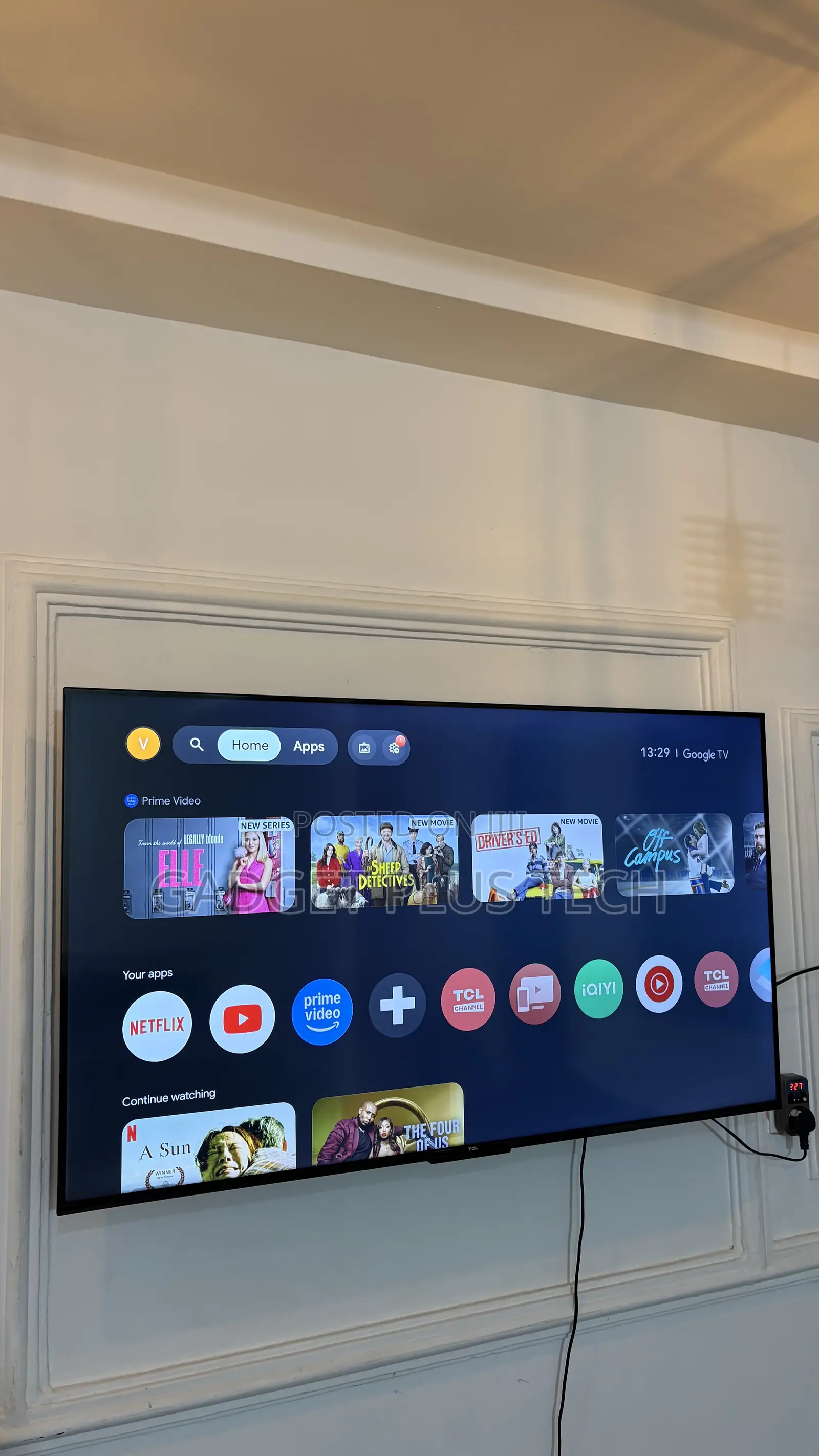 Home Used 2022/23 55” TCL Uhd Google Tv