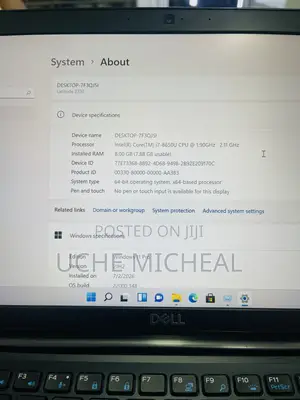 Laptop Dell Latitude 7390 8GB Intel Core i7 SSD 256GB