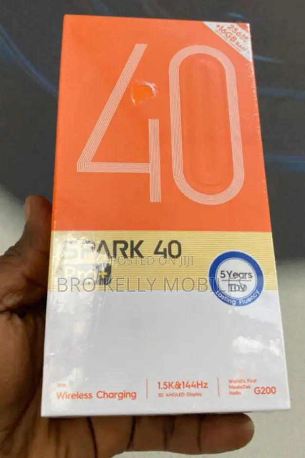 New Tecno Spark 40 Pro+ 256 GB Gold