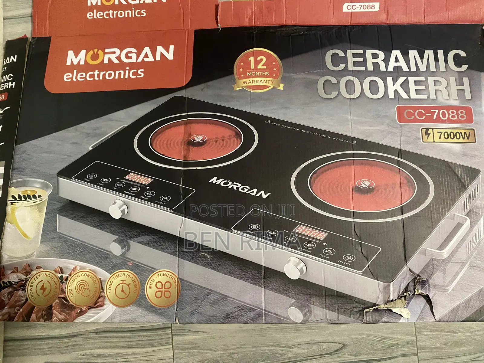 Morgan Infrared Ceramic Electric Cooker