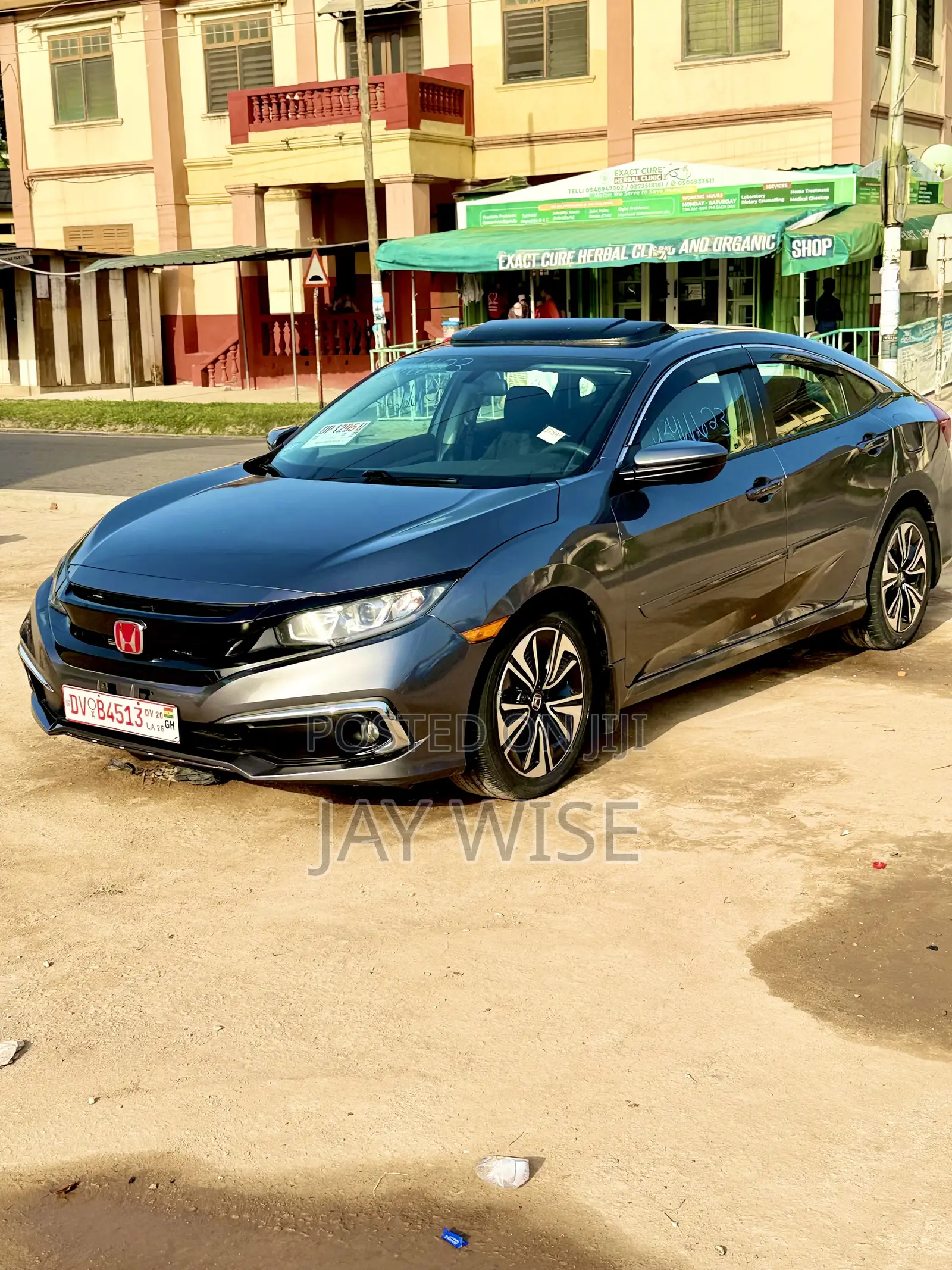 Honda Civic EX-L 4dr Sedan (1.5L 4cyl) 2017 Gray