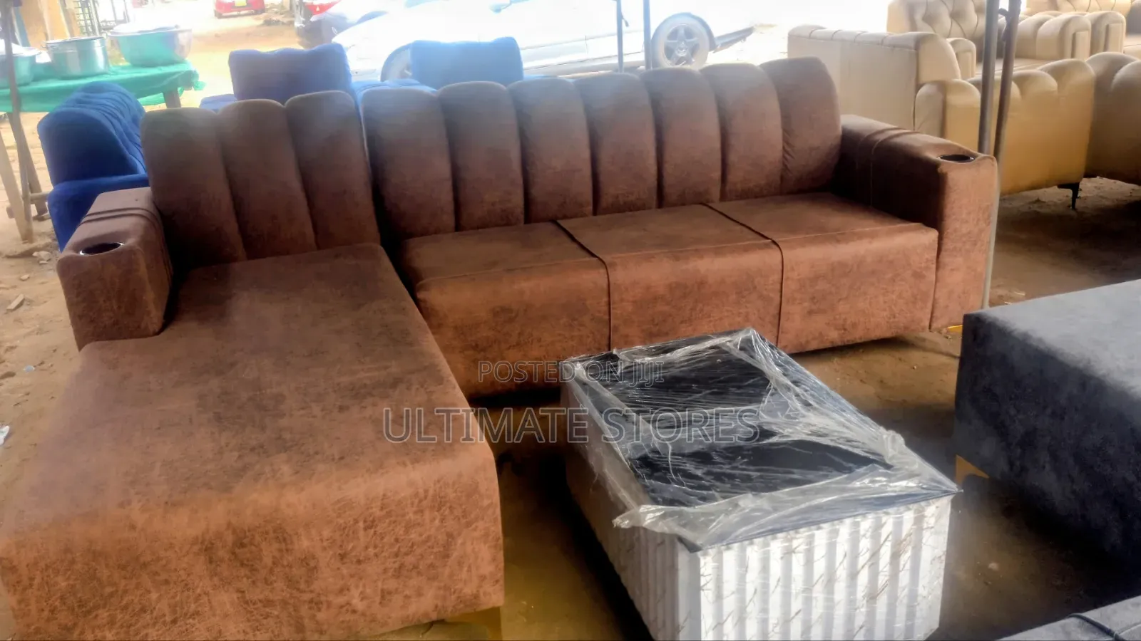 L-Shaped Sofa Set