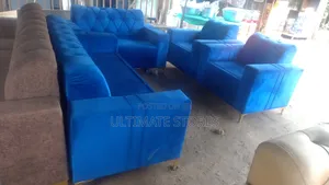 Quality Suede-Material Sofa Set