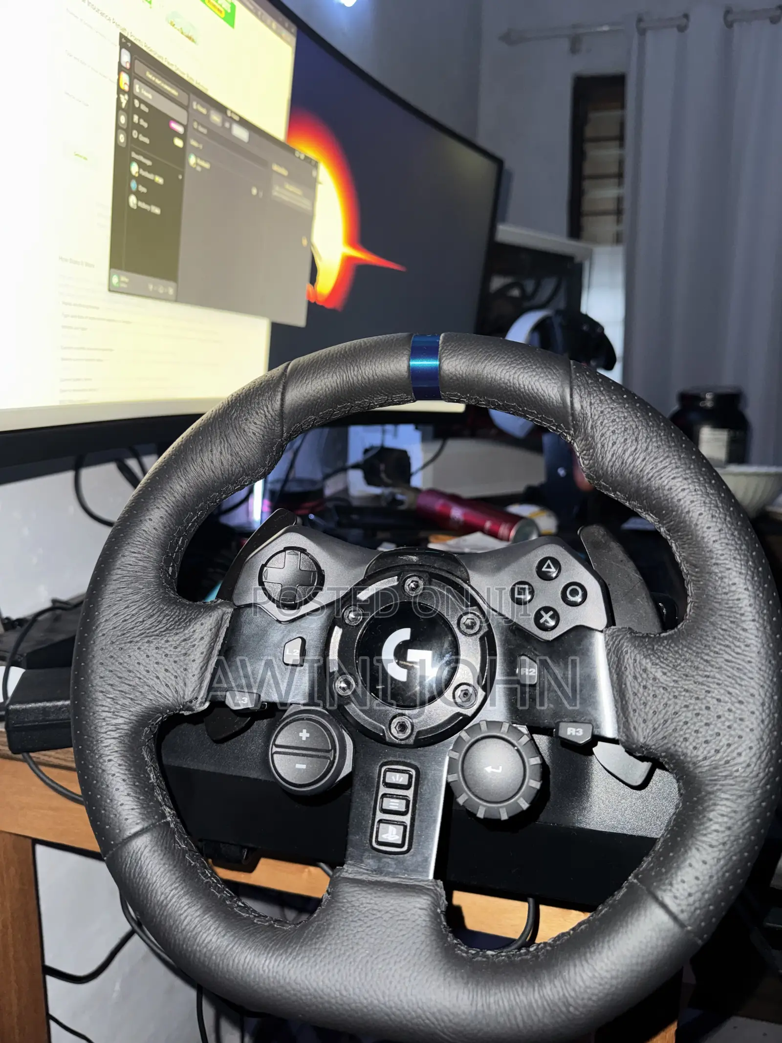 Ps5/Pc Logitech G923 Wheel With Pedals