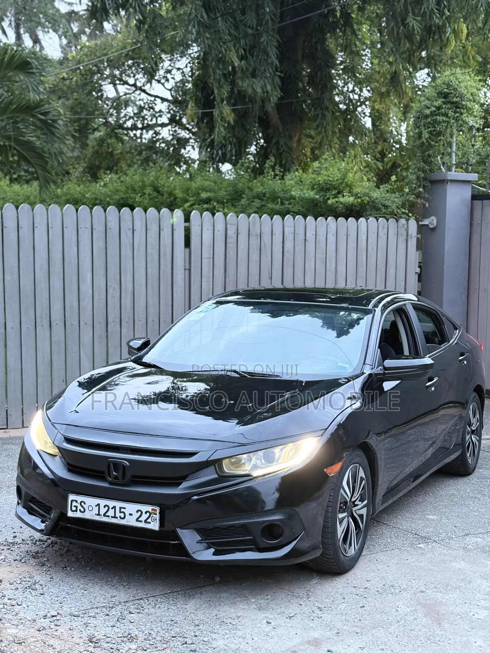 Honda Civic EX Sedan 2018 Black
