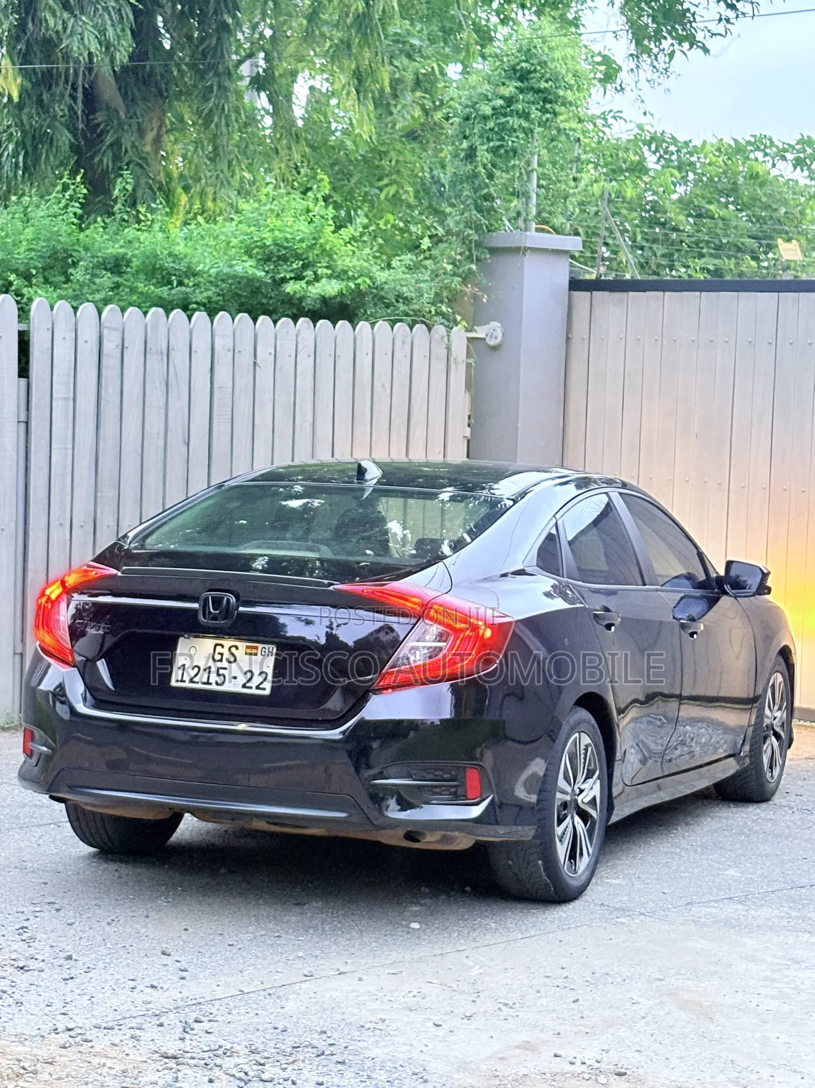 Honda Civic EX Sedan 2018 Black