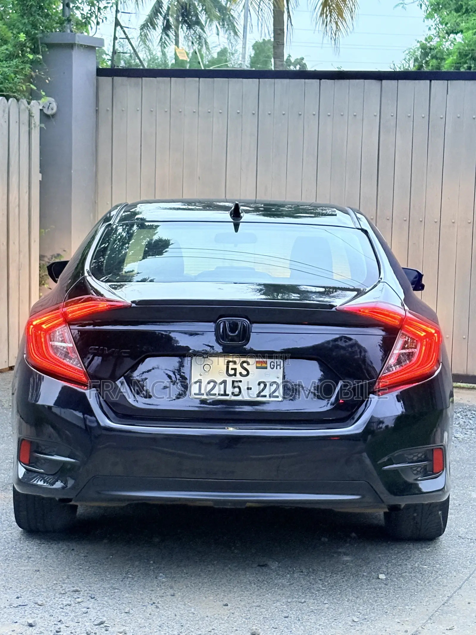 Honda Civic EX Sedan 2018 Black
