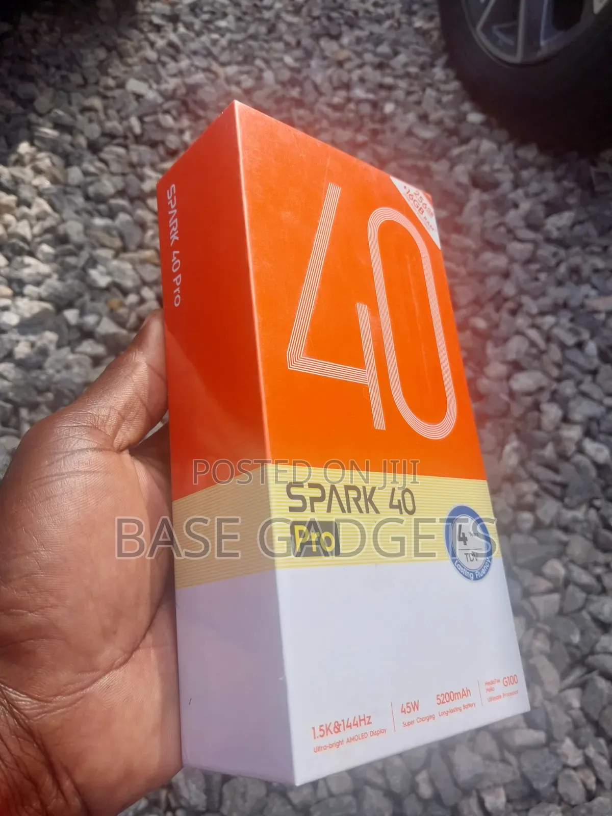 New Tecno Spark 40 Pro 256 GB Black