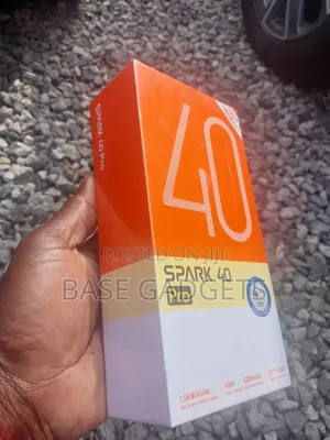 New Tecno Spark 40 Pro 256 GB Black