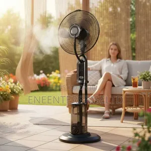 16 Inch Spray Mist Standing Fan - Multi-Function Remote Control