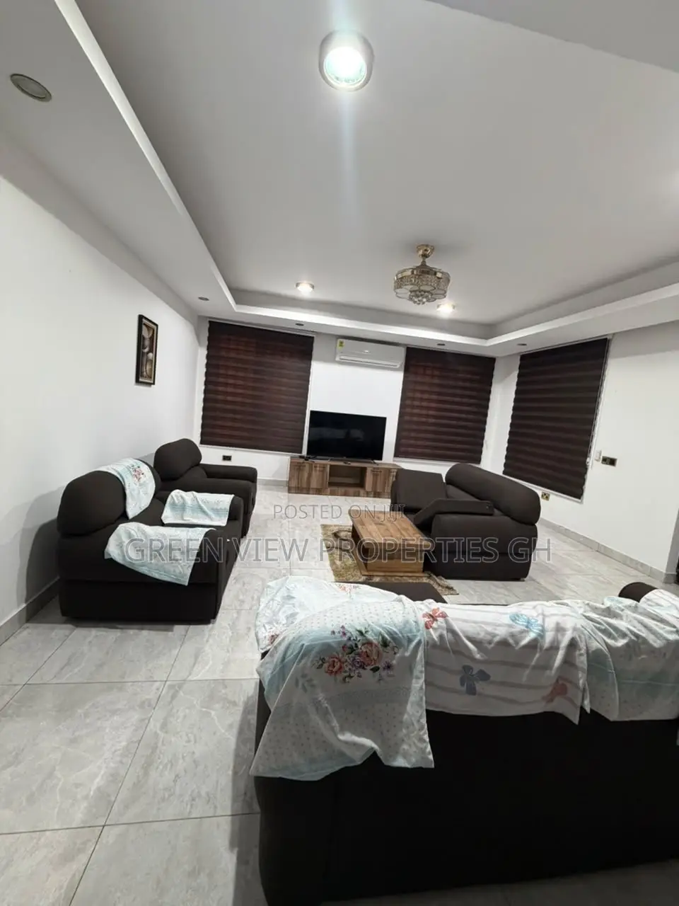 Furnished 5bdrm Duplex in East Legon for rent