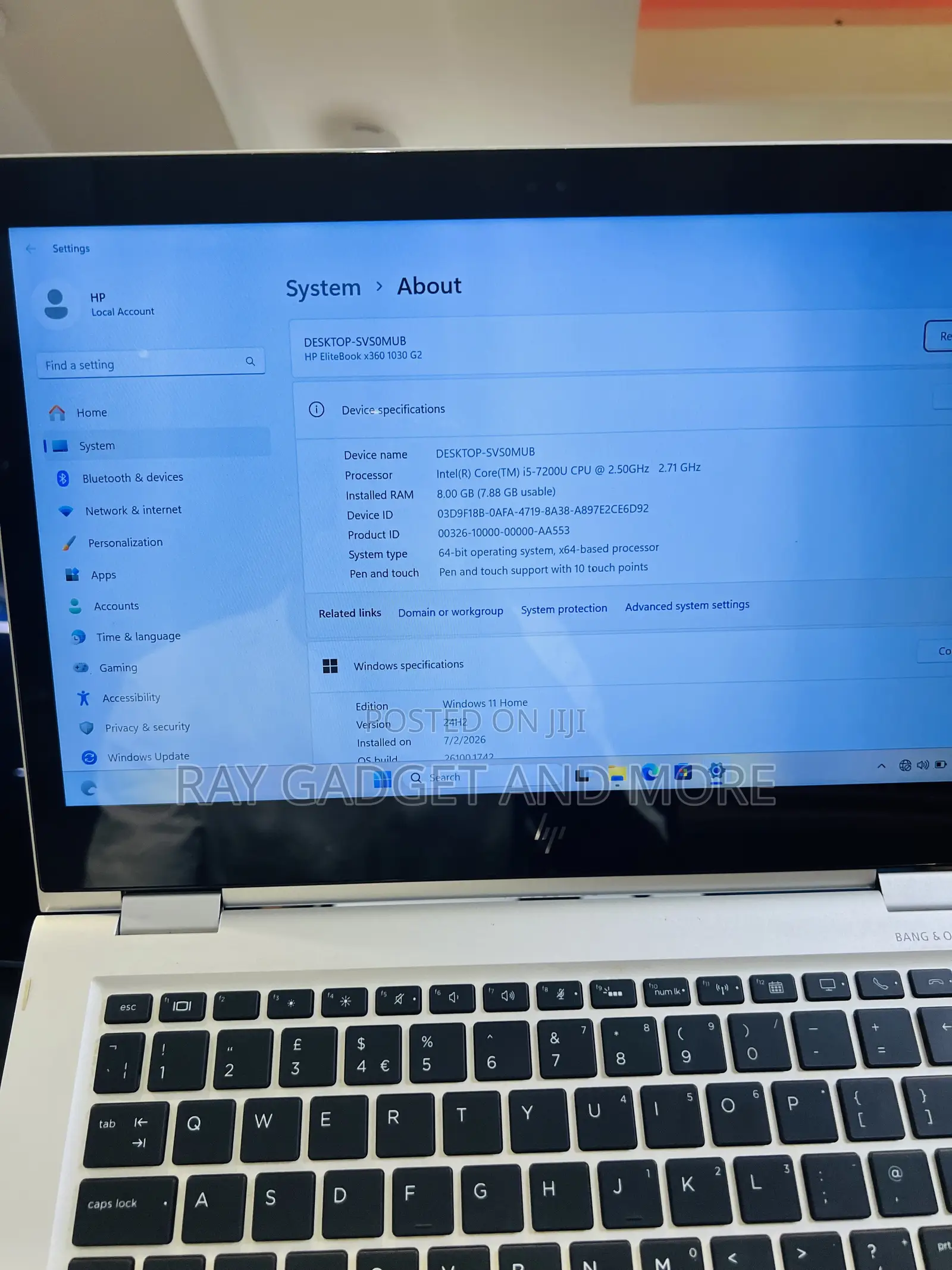 Laptop HP EliteBook X360 1030 G2 8GB Intel Core i5 SSD 256GB