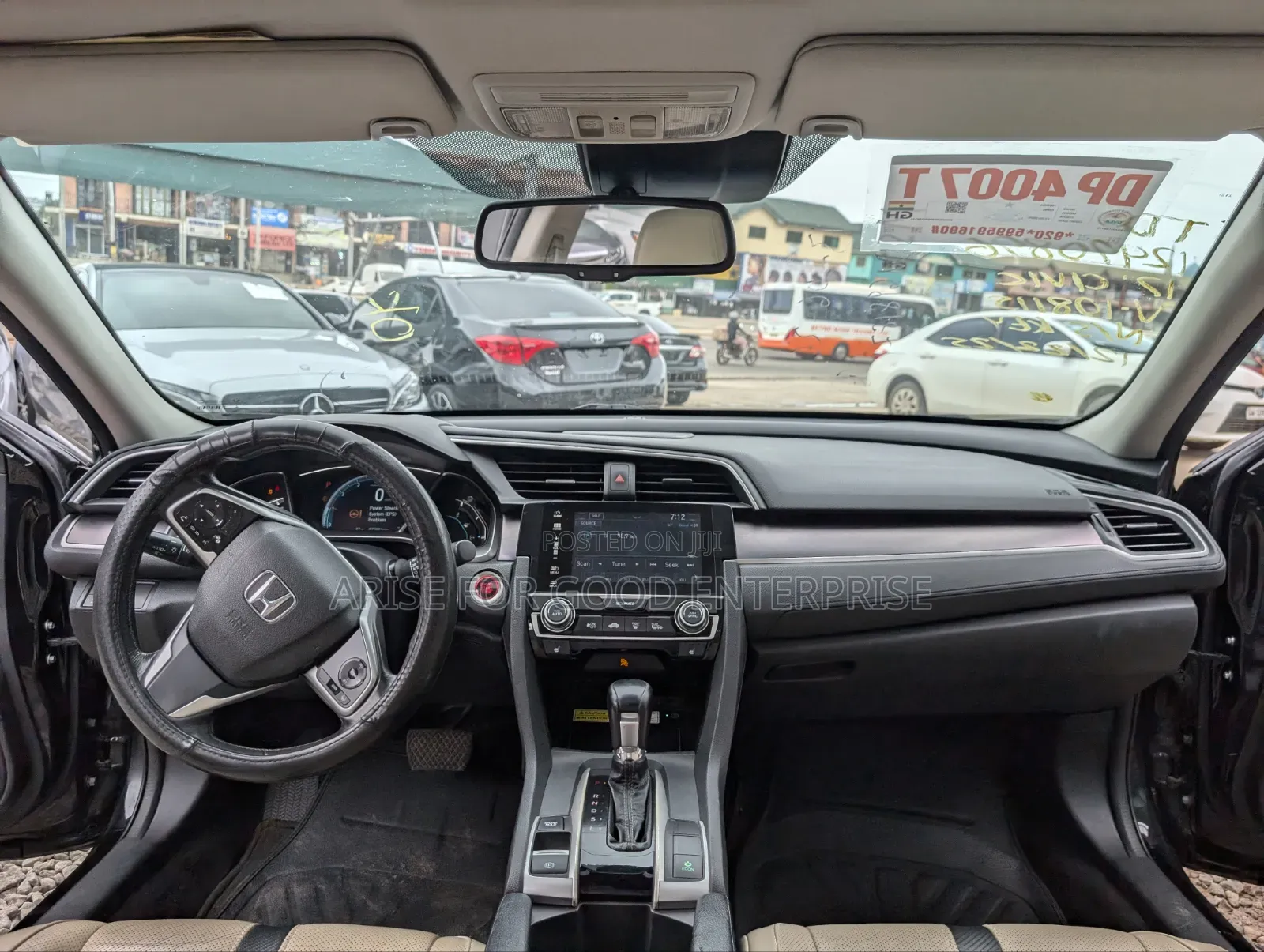 Honda Civic Touring 4dr Sedan (1.5L 4cyl) 2017 Black