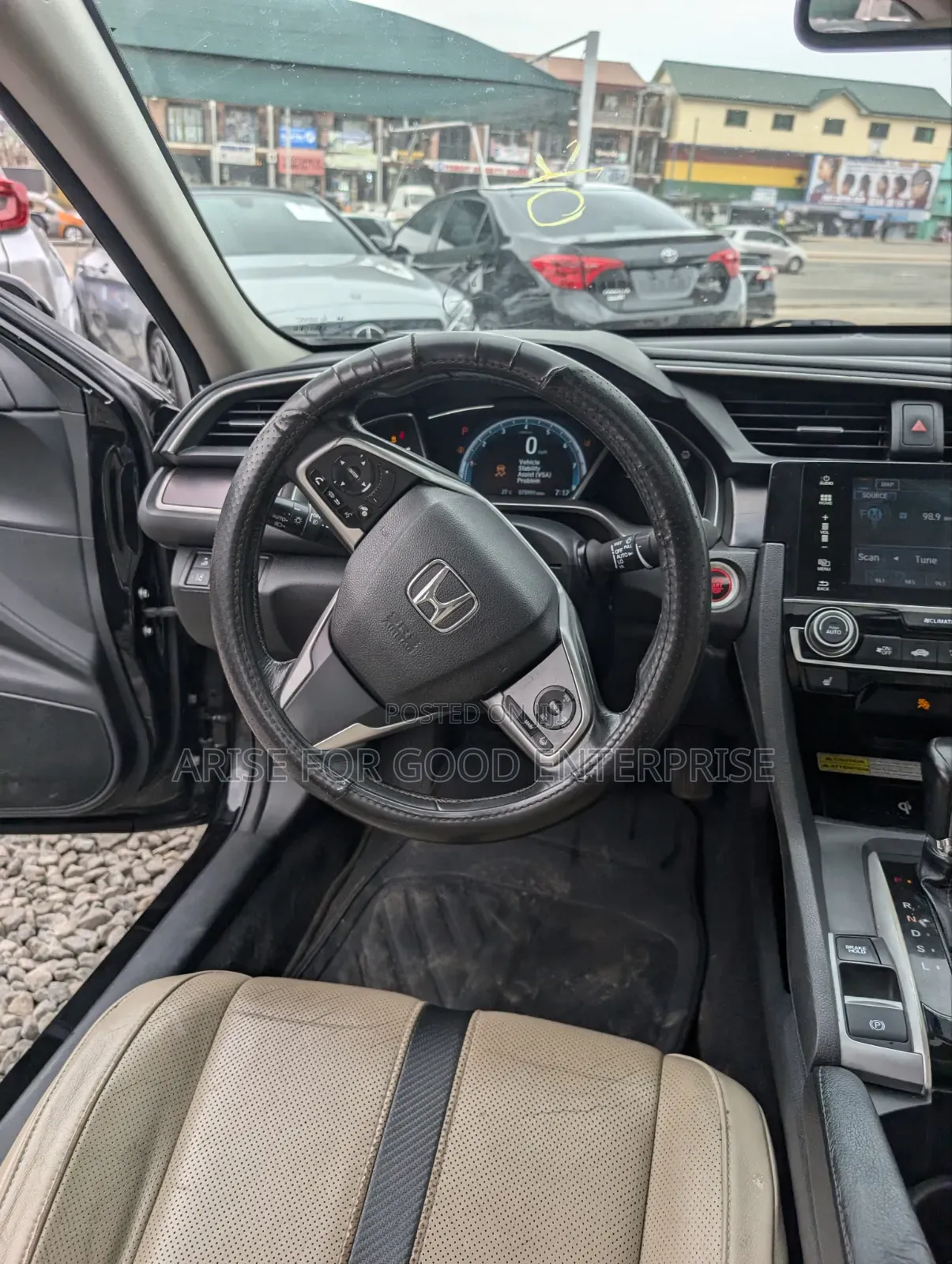 Honda Civic Touring 4dr Sedan (1.5L 4cyl) 2017 Black