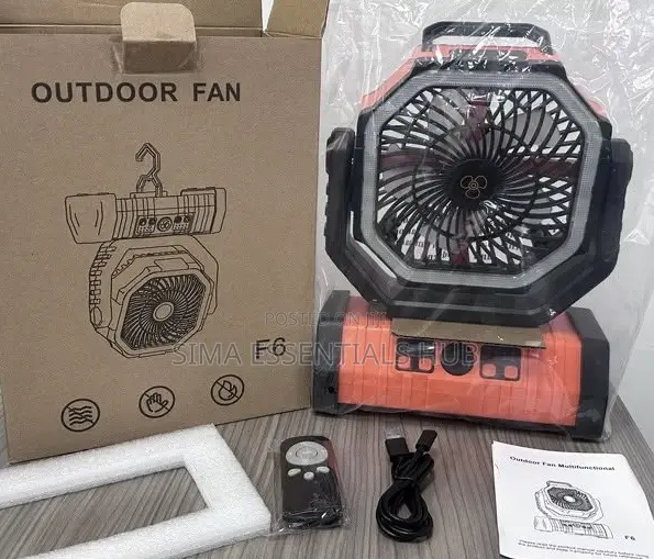 Oscillating Rechargeable Fan 20,000 Mah Battery
