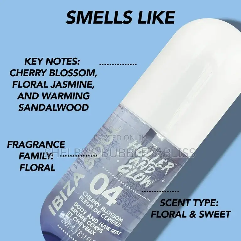Holler and Glow Hair and Body Mist
