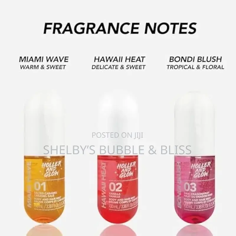 Holler and Glow Hair and Body Mist