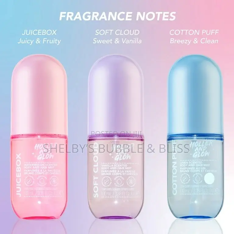 Holler and Glow Hair and Body Mist