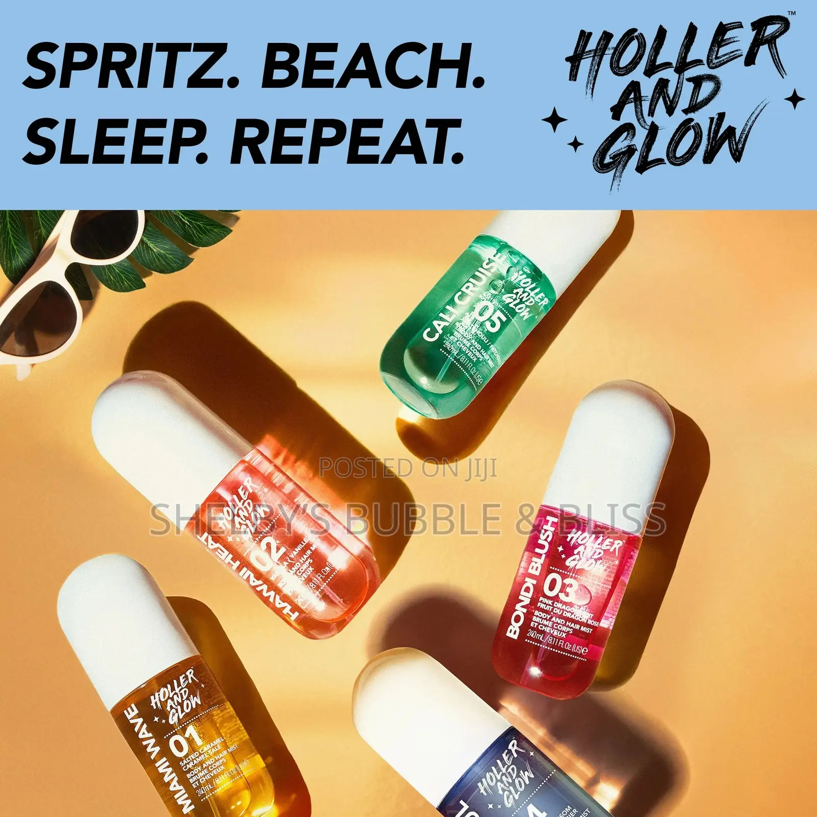 Holler and Glow Hair and Body Mist