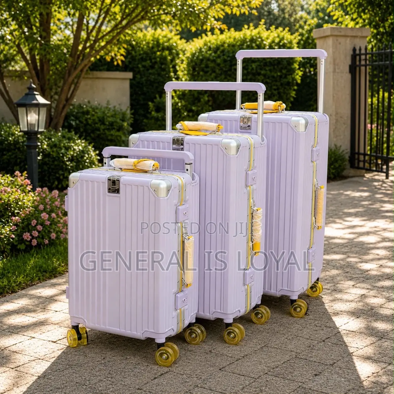 3 Set Solid Traveling Luggage