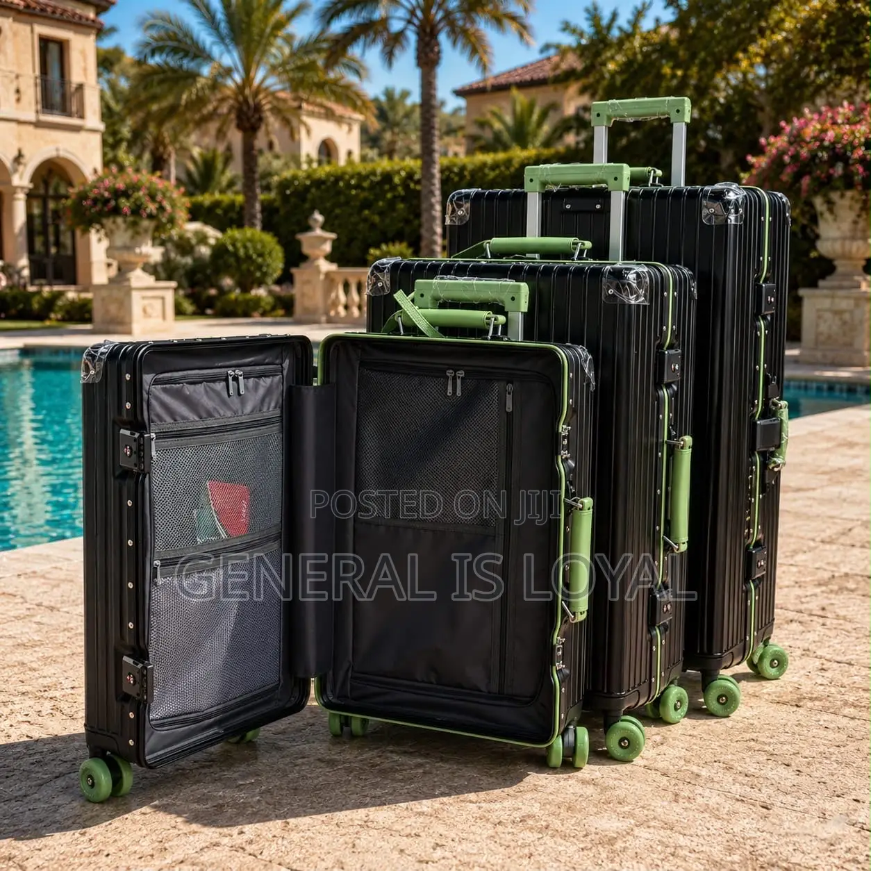 3 Set Solid Traveling Luggage