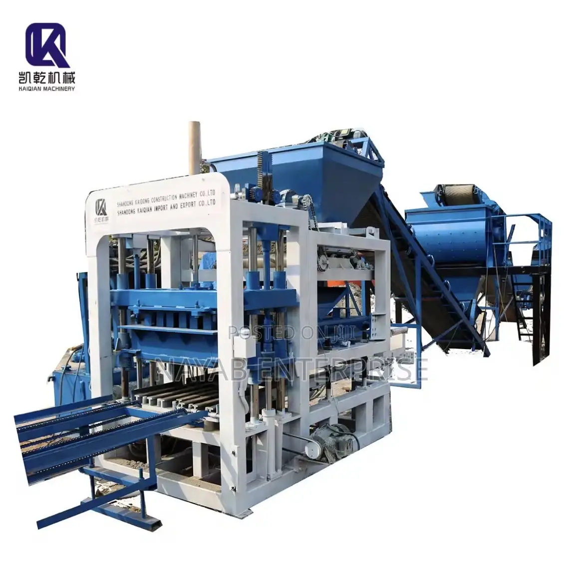 Fully Automatic Industrial Block Making Machine