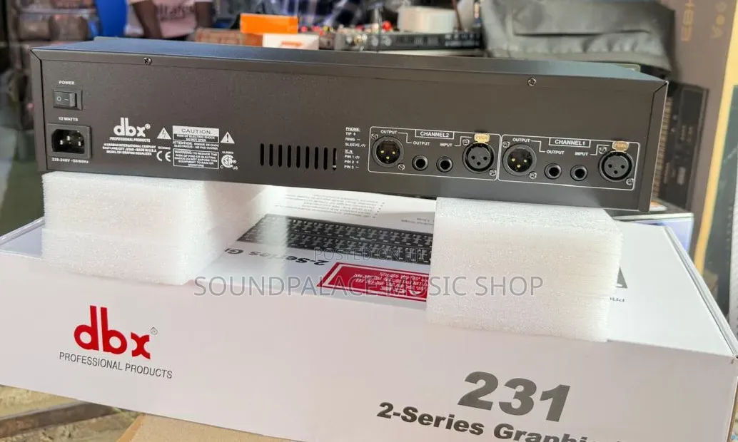 DBX 231 2-Series Graphic Equalizer. (31-Band Audio Processor)